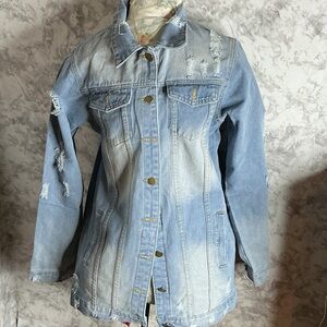 Distressed Denim Jacket